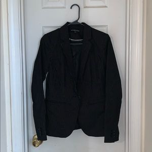 Pinstripe skirt suit